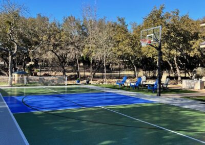 Pretty Basketball & Pickleball Court